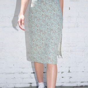 Brandy Melville Floral Maxi Skirt